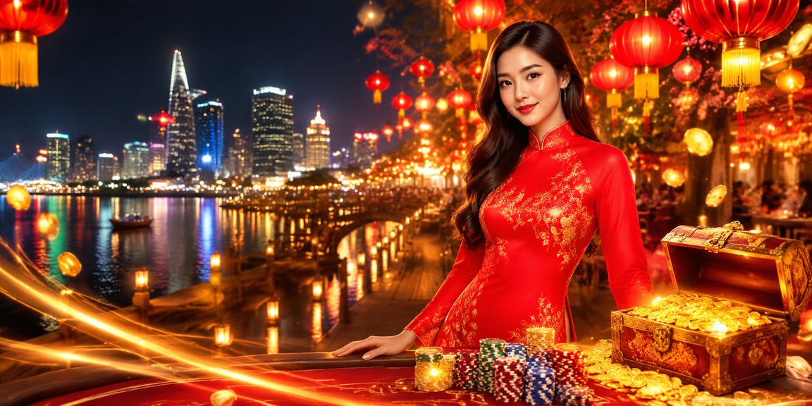 Không gian chợ đêm Hồ Chí Minh với quảng cáo hoàn tiền và ưu đãi cá cược